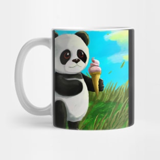 Panda with Ice Cream Mug